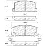 StopTech Performance 1/90-95/00-05 Toyota MR2/Spyder Rear Brake Pads