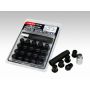 Rays 17 Hex Racing Nut 12x1.50 (Open End) (Blue Seat) - Black (2 Pieces)