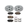 PowerStop KOE2414 OE Stock Replacement Low-Dust Ceramic Brake Pad and Rotor Kit