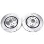 PowerStop EBR1070XPR PowerStop Evolution Performance Drilled, Slotted & Plated Brake Rotor Pair