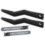 RockJock Antirock Fabricated Steel Sway Bar Arms 15.2in Long 2.5in Offset Bend w/ Stickers Pair