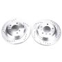 PowerStop EBR1019XPR PowerStop Evolution Performance Drilled, Slotted & Plated Brake Rotor Pair