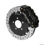 Wilwood 140-14680-D Narrow Superlite 6R Front Big Brake Kit 12.88in Drilled Black 05-11 Ford Crown Victoria