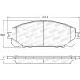 Stoptech 308.18430 Street Brake Pads - Front