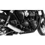 Remus 7102 918018R 2016 Triumph Bonneville T120/T120 Black (Euro 4) Tapered Chrome Slip On - Right Side