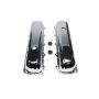 RACING POWER CO-PACKAGED RPCR9391 Chrome Steel Oldsmobile Short Valve Cover Pair