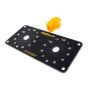 Haltech HT-010509 Dual Switch Panel Kit w/Yellow Knob