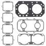 Vertex Pistons 610402 Vertex Gaskets 91-95 Kawasaki JS550 SX Top End Gasket Kit