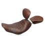 Mustang Motorcycle 79696 Mustang 97-07 Harley Rd King, 06-07 Str Glide, 00-05 Eagle Wide Tripper Solo Seat w/DBR - Brown