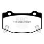 EBC Brakes DP53023NDX Bluestuff NDX Full Race Brake Pads