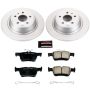 PowerStop CRK6559 Genuine Geomet Coated Rotor and Low-Dust Ceramic Brake Pad Kit