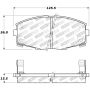 Stoptech 309.04350 Performance 87-92 MK3 Supra Front Brake Pads