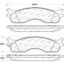 Stoptech 308.10540 Street Brake Pads