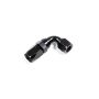 FRAGOLA FRG229005-BL Hose Fitting #6 90 Deg. to #8 Hose Black