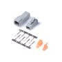 Haltech HT-031014 Matching Set of Deutsch DTM-4 Connectors 7.5 Amp Plug & Pins