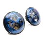 Raxiom J154696 07-18 Jeep Wrangler JK 7-In LED Headlights- BlueHousing- Clear Lens
