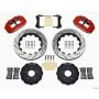 Wilwood 140-10969-DR Narrow Superlite 6R Front Hat Kit 14.00in Drill Red Backdraft Cobra (BMW E36 Based)