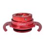 NRG SRK-700RD Quick Release Kit Gen 4.0 - Red Body / Red Ring w/ Handles