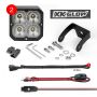 XKGLOW XK065001-FL-KIT XK Glow XKchrome 20w LED Cube Light w/ RGB Accent Light Kit w/ Controller- Flood Beam 2pc