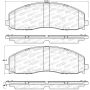 Stoptech 308.16800 Street Brake Pads - Rear
