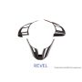 Revel GT Dry Carbon Steering Wheel Insert Covers 14-17 Mazda Mazda3 - 3 Pieces