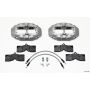 Wilwood 140-10789 D8-4 Front Caliper Kit Clear Corvette C2 / C3 65-82