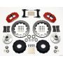 Wilwood 140-10775-DR Narrow Superlite 6R Front Hub Kit 13.06in Drill Red Chevy C-10 60-87 CPP Drop Spindle
