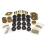 Prothane 07-11 Jeep Wrangler JK 2DR Body Mount Kit - Black