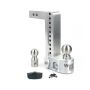 Weigh Safe WS10-2 10in Drop Hitch w/Built-in Scale & 2in Shank (10K/12.5K GTWR) - Aluminum