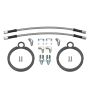 Wilwood 220-17289 Flexline Kit 12 inch -3 3/8-24 IF 1/8-27 NPT 90 Degree
