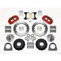 Wilwood 140-13224-R Narrow Superlite 6R Front Hub Kit 12.88in Red TCI-IFS 71-78 (Pinto Based)