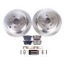 PowerStop KOE206 OE Stock Replacement Low-Dust Ceramic Brake Pad and Rotor Kit