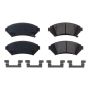 PowerStop 17-1076 PowerStop - Z17 Low-Dust Ceramic Brake Pads with Hardware