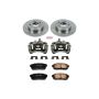 PowerStop KCOE1169 OE Stock Replacement Low-Dust Ceramic Brake Pad, Rotor and Caliper Kit