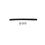 DeatschWerks 9-CT-8-38 Convoluted Tubing 200mm length x 10mm ID Side 1 x 10mm ID Side 2 - Black