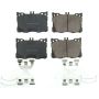 PowerStop 17-1871 PowerStop - Z17 Low-Dust Ceramic Brake Pads with Hardware