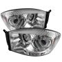 SPYDER 5010018 Projector Headlights - LED Halo - Chrome