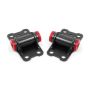 BMR Suspension MM332H BMR 82-92 F-Body Motor Mount Kit Lower Poly - Black Hammertone