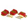 Prothane 7-1907 GM Motor & Trans Mount Kit - Red