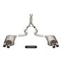 CORSA Performance 21096 Corsa 2015-2020 Ford Mustang GT350/R 5.2L V8 Dual Rear Cat-Back- Stainless Dual Rear Exit