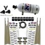 Nitrous Express 93306-10 8 CYL DRY DIRECT PORT, FOUR STAGE, 8 SOLENOIDS, WITH 10LB BOTTLE (200-600HP)