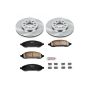 PowerStop KOE3051 OE Stock Replacement Low-Dust Ceramic Brake Pad and Rotor Kit