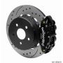 Wilwood 140-15930-D Superlite 4R Rear Brake Kit 14.00 Black 2018-Up Jeep JL SRP w/Lines