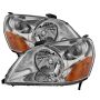 SPYDER 9023705 Xtune Honda Pilot 03-05 Crystal Headlights Chrome HD-JH-HPIL03-AM-C