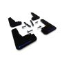 Rally Armor MF91-UR-BLK-BL Black Mud Flap/Blue Logo