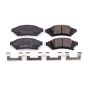 PowerStop 17-1000 PowerStop - Z17 Low-Dust Ceramic Brake Pads with Hardware