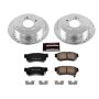 PowerStop K5209 Z23 Daily Driver Carbon-Fiber Ceramic Brake Pad and Drilled & Slotted Rotor Kit