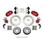 Wilwood 140-14262-R Narrow Superlite 4R / MC4 Rear Kit 12.88 Red Currie Pro-Tour Unit Bearing Floater