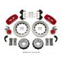 Wilwood 140-14263-DR AERO4 / MC4 Rear Kit 14.00 Drilled Red Currie Pro-Tour Unit Bearing Floater