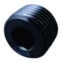 FRAGOLA FRG493202-BL 1/8 MPT Allen Pipe Plug Black